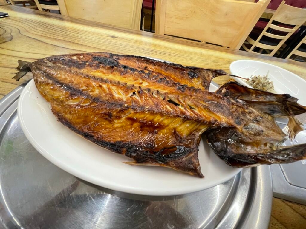 安東の塩サバ焼き